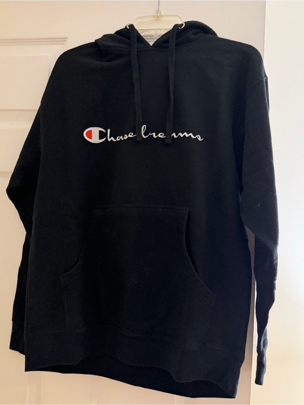 Chase Dreams Black 'Chase Dreams' Script Hoodie